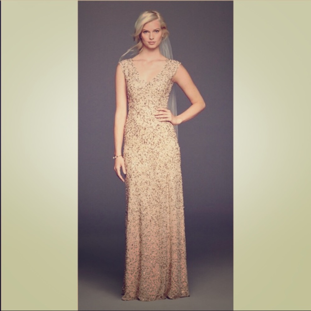 Beautiful Gold Wedding Dress